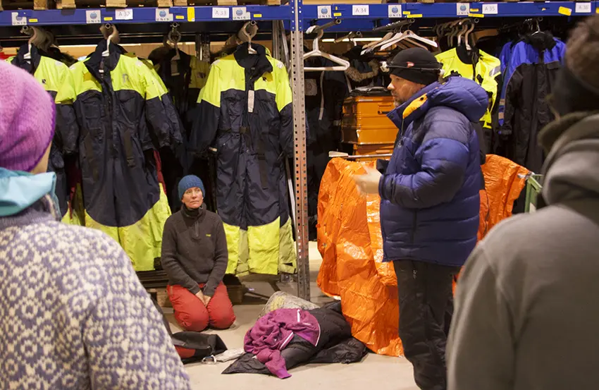 Safety course at UNIS. Photo: Inger Lise Næss/UNIS