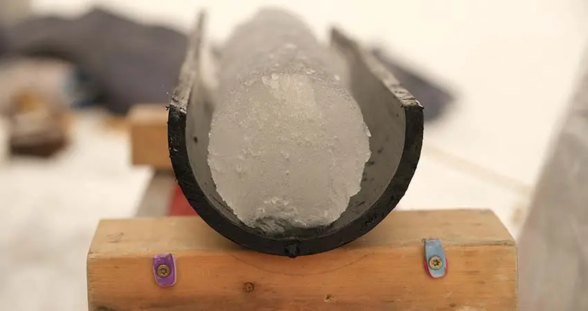 Ice core sampling Ice core sampling