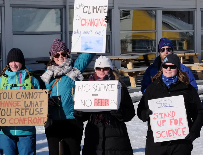 March for science Longyearbyen March for science 22 April 2017