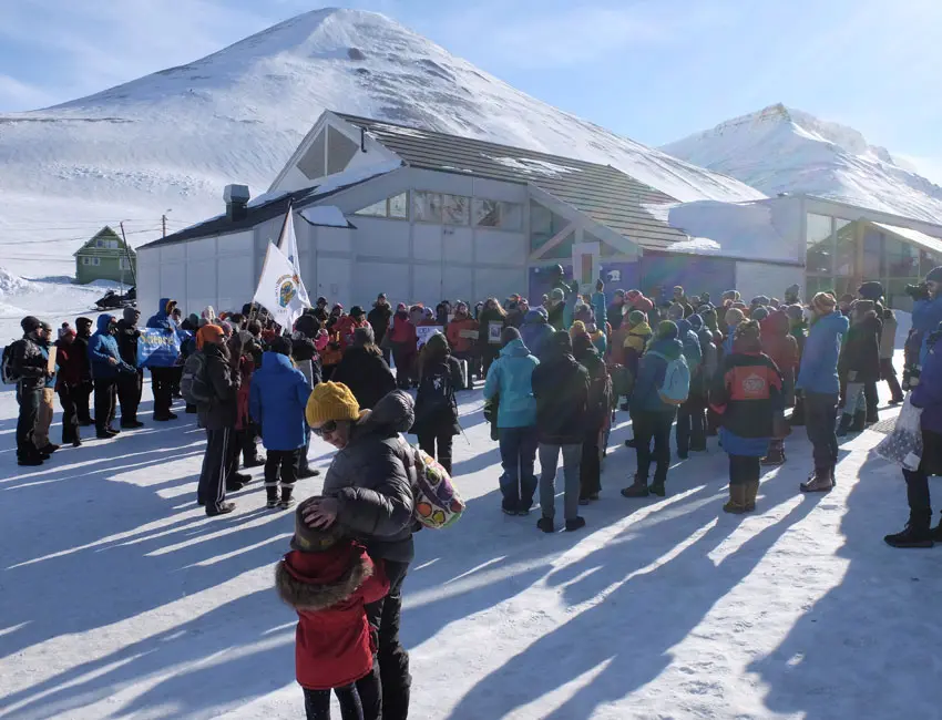 March for science Longyearbyen March for science 22 April 2017