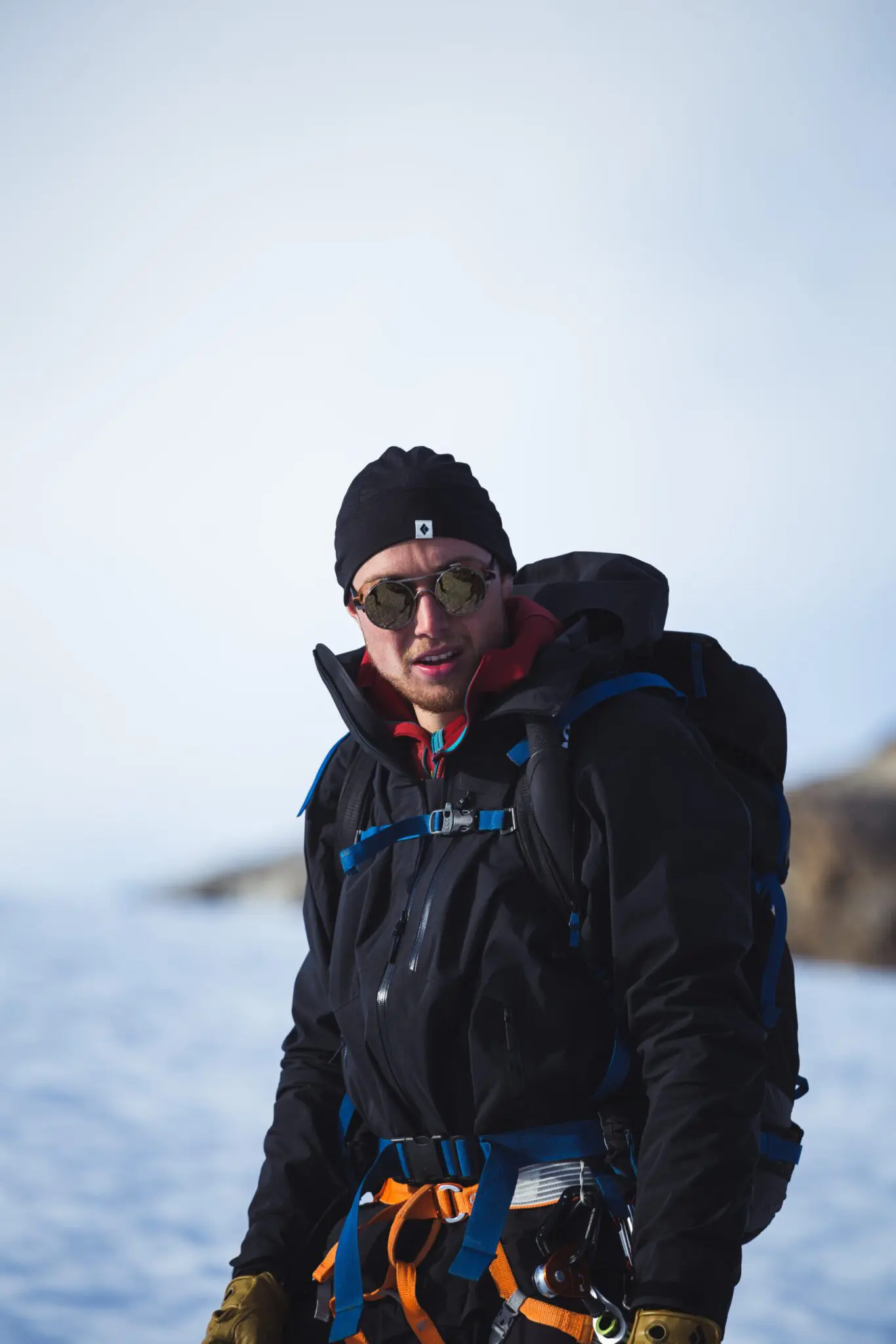 Jonas Haass in the mountains. 
