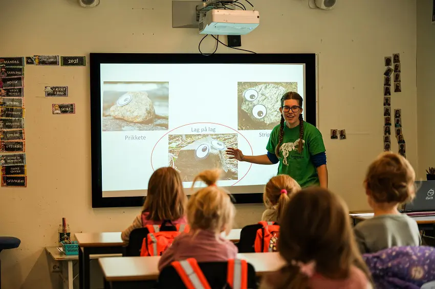 Skolebesøk2 Visit to Longyearbyen school