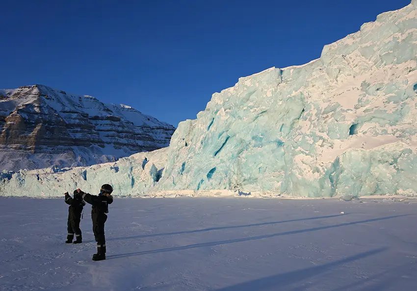 Selfie!! Tunabreen Svalbard